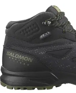 Vysoká outdoor obuv Salomon Outway Mid CSWP J Veľkosť: 33 EUR