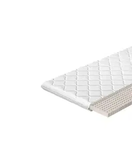 Matrace NABBI Linez 140 obojstranný penový matrac (topper) latex / látka