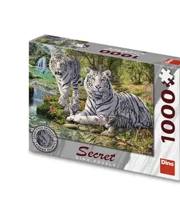1000 dielikov Puzzle Biele tigre 1000ks