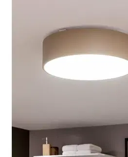 Svietidlá BRILAGI - Kúpeľňové stropné svietidlo POOL 3xE27/15W/230V priemer 40 cm IP54 béžové FG-R400-E27-BEI