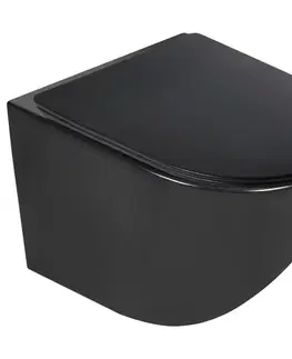 Záchody KERRA - Inštalačný set WC Delos BLM/Adriatic Black 5907548115881