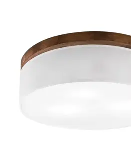 Svietidlá BRILAGI - LED Stropné svietidlo BELLADONNA 3xE27/15W/230V pr. 50 cm biela/dub čerešňa 8590828609964