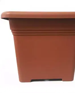 Záhrada Kvetináč hranatý ZORA terracota 14cm