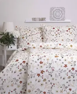 Obliečky MKLozkoviny.sk Predĺžené obliečky mikroplyš Exclusive – Vanessa béžová - 140 × 220 cm - 70 x 90 cm