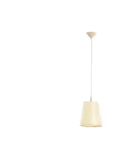 Svietidlá  Luster na lanku GUMON 1xE27/15W/230V béžová 18211