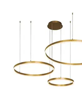Svietidlá Zam 1956 - LED Luster na lanku LED/136W/230V zlatá 1956
