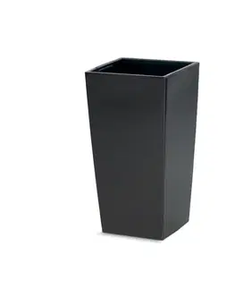 Kvetináče a truhlíky NABBI DURS300 plastový kvetináč 30 cm antracit