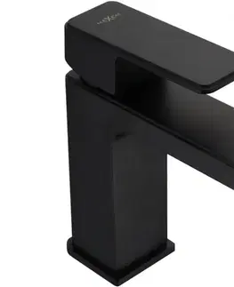 Kúpeľňové batérie MEXEN - Umývadlová batéria Mino čierna 72400-70