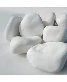 Záhradné jazierka Kameň alpský snehobiely 2-4 cm 10 kg