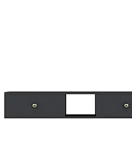 TV stolíky TV stolík Zuzu 150 - Anthracite