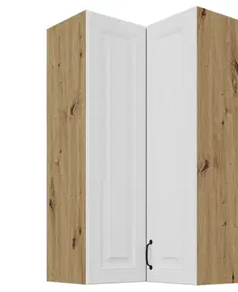 Kuchynské skrinky visiace Skrinka do kuchyne Stilo biely/artisan 60x60 GN-108 2F (90°)