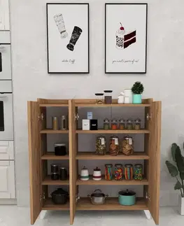 Komody a skrinky SOFT 3-dverová komoda, borovica 