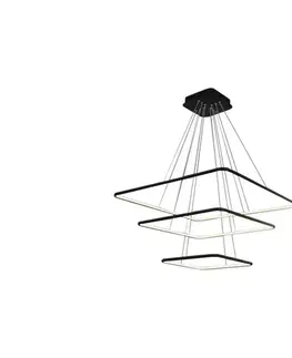 Svietidlá  LED Luster na lanku NIX LED/117W/230V čierna ML519