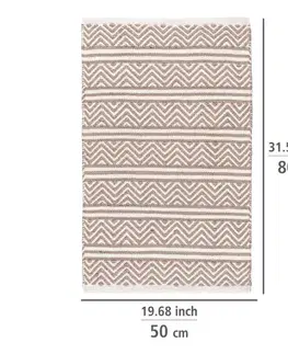 Svietidlá WENKO 24868100-Predložka SHAKI 50x80 cm béžová/biela 24868100