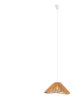 Svietidlá MAXLIGHT P0577 - Luster na lanku AMALFI 1xE27/15W/230V pr. 45 cm béžová P0577