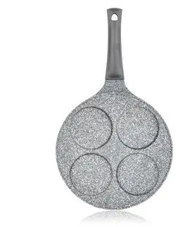 Panvice Banquet Panvica na 4 lievance s nepriľnavým povrchom Granite Grey, pr. 26 cm
