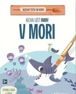 Leporelá, krabičky, puzzle knihy Nechaj ožiť farby - V mori