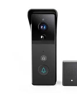 LED osvetlenie  WIFICDP21BK - Videozvonček so senzorom, 4400 mAh, Full HD 1296p, IP44, Wi‑Fi, Tuya WIFICDP21BK