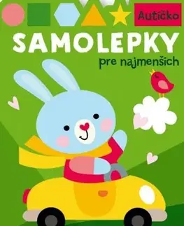 Nalepovačky, vystrihovačky, skladačky Autíčko - samolepky pre najmenších