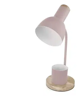 Lampy  Stolová lampa POPPY 1xE27/25W/230V ružová Z7640P