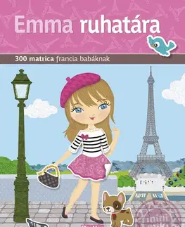 Nalepovačky, vystrihovačky, skladačky Emma Ruhatára – Matricás könyv - Julie Camel,Charlotte Segond-Rabilloud