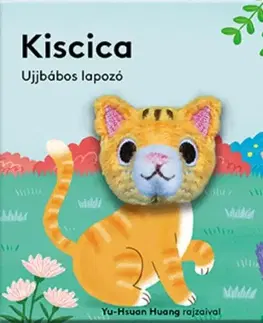 Leporelá, krabičky, puzzle knihy Ujjbábos lapozó - Kiscica