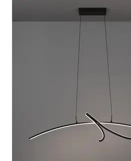 Svietidlá Eglo 902346 - Závesný LED luster CARDONCITO LED/20W/230V 2700/4000/6500K čierna 902346