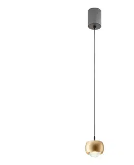 Svietidlá Redo 01-3547 - LED Luster na lanku AVES LED/12W/230V pr. 9,6 cm CRI 90 zlatá 01-3547