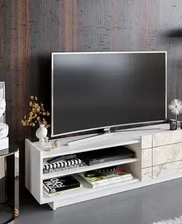 TV stolíky TV stolík Valantina - White