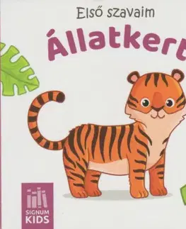 Leporelá, krabičky, puzzle knihy Első szavaim - Állatkert