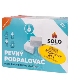 Záhradné grily SOLO Pevný podpalovač parafínový 3+1 zdarma