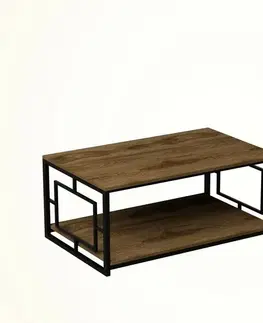 Konferenčné stolíky Konferenčný stolík Kelvin Black and Walnut