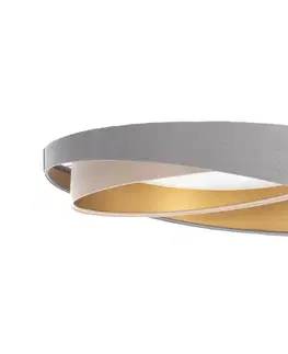 Svietidlá  LED Stropné svietidlo GALAXY MODERN LED/24W/230V pr. 55 cm sivá/béžová/zlatá D-090-060-050