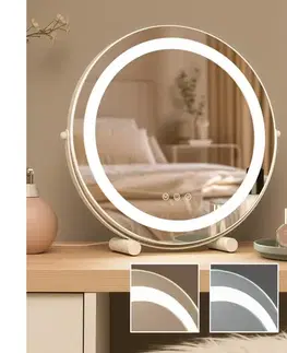 Kúpeľňové zrkadlá BRILAGI - LED stmievateľné make-up zrkadlo CALIFORNIA LED/17W/230V pr. 42 cm biele FG-M6-WD26-WHT