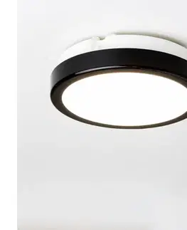 Svietidlá BRILAGI - LED Kúpeľňové stropné svietidlo PERA LED/12W/230V pr. 18 cm IP65 čierna BG0482