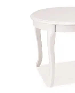 Konferenčné stolíky ROVAL D okrúhly konferenčný stolík, biely