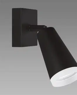 Lampy do obývačky Nástenné svietidlo SANA GU10 1D čierne 04142 LS1