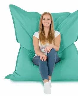 Sedacie vaky a kocky Sedací vak outdoor XXL TiaHome - tyrkysová