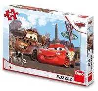 Do 49 dielikov Dino Toys Puzzle CARS v meste 24 Dino