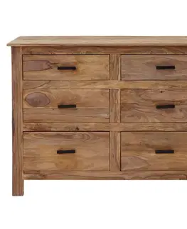 Komody Komoda Rami 120x90x45 indický masív palisander