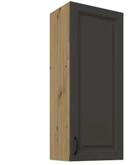 Kuchynské skrinky visiace Skrinka do kuchyne Stilo grafit matná/artisan 45G-108 1F