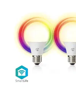 Žiarovky  SmartLife klasik, Wi-Fi, E27, 806 lm, 9 W, RGB Teplá studená biela, 2ks WIFILRC20E27