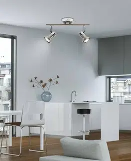 Stropná svetla Stropné svietidlo 2X50W GU10 chróm ARKON