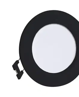 Svietidlá Rabalux 71240 - LED Podhľadové svietidlo SHAUN LED/3W/230V pr. 9 cm čierna 71240
