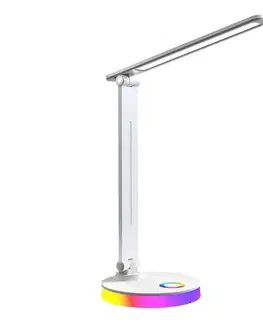 Lampy  LED RGBW Stolná lampa BRUNO LED/5W/5V 3000/4500/6000K biela ML1629