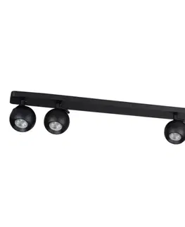 Lampy do obývačky Luster GALOBA 33681 Black LS4