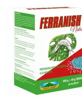 Čelovky Kinekus Prostriedok proti slimákom Ferranish, 400g + 40g zdarma, zdravá záhrada