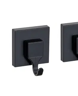 Svietidlá WENKO 71448800 - Háčik VACUUM-LOC QUADRO ED 6x7 cm čierna 71448800