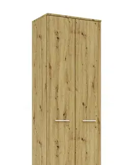 Šatníkové skrine REMO II skriňa do chodby, dub Artisan 