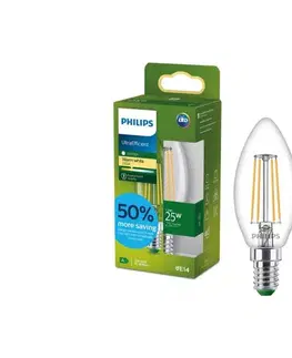 LED osvetlenie LED žiarovka ULTRAEFFICIENT VINTAGE Philips B35 E14/1,2W/230V 2700K 872110305213100